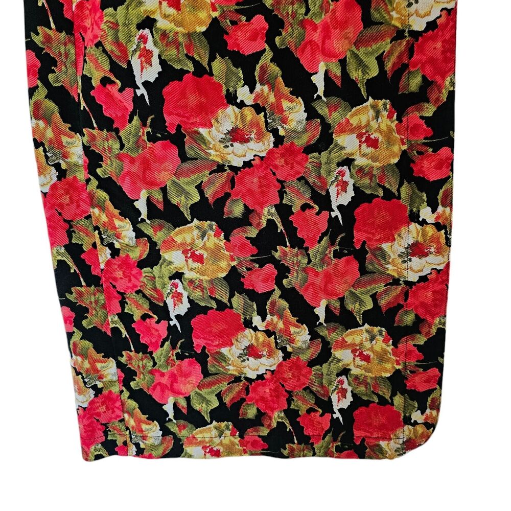 Vintage Patrick X Long Wrap Skirt size 10 Multicolor‎ Floral - Picture 4 of 16